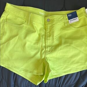 Old Navy Women's Neon Green Shorts